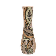 Ваза керамічна Софія (Унікальний візерунок на кожній вазі !!!) H-40.5 см. 4341
