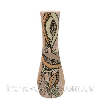 Ваза керамічна Софія (Унікальний візерунок на кожній вазі !!!) H-40.5 см. 4341, фото 2