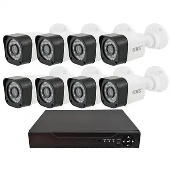 Комплект відеоспостереження UKC DVR KIT-945 на 8 камер з реєстратором