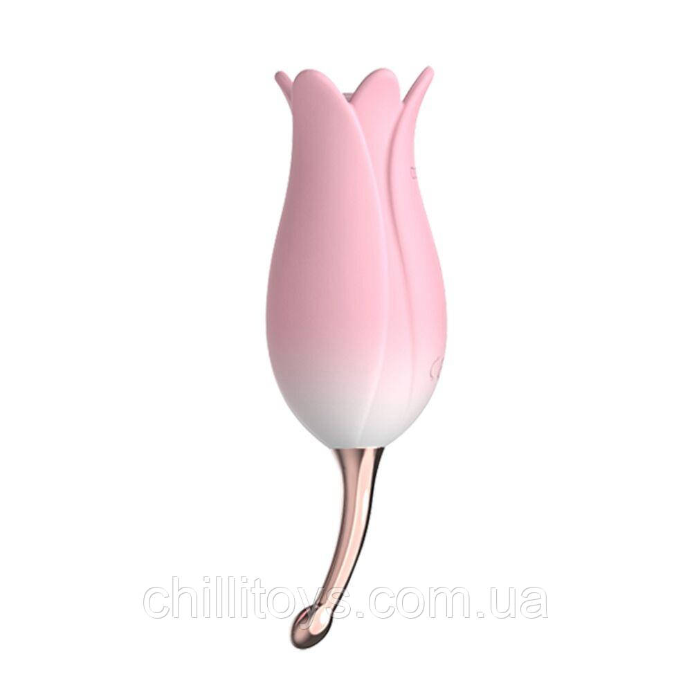 Ультразвуковий вібратор для клітора Otouch Bloom Ultrasonic Clitoris, 3 насадки SO9398