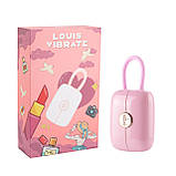 Вакуумний кліторальний стимулятор Otouch Louis Vibrate Pink з віброяйцем, у кейсі SO9401, фото 9