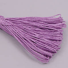 Шнур для декору фіолетовий 50 м. 25556