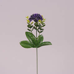 Гілочка декоративна з фіолетовим цвітом 72026