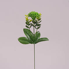 Гілочка декоративна з зеленим цвітом 72030
