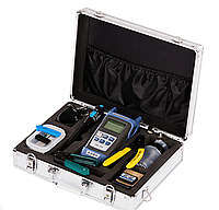 Набір інструментів і тестерів для роботи з оптичним кабелем FC-6S 10 в 1 Metall Case l