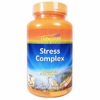Вітаміни групи В від стресу Stress Complex 90 капс Thompson США