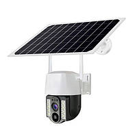 IP камера видеонаблюдения RIAS VC3 Wi-Fi 2MP 4G уличная с солнечной панелью White OE, код: 8157230