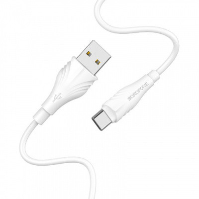 Кабель Borofone BX18 USB - Type-C 1m (Білий)
