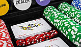 Покер — набір із 500 фішок у валізі HQ, фото 8