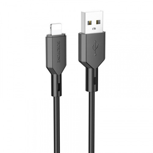Кабель Borofone BX70 USB - Lightning 2.4/1m (Чорний)