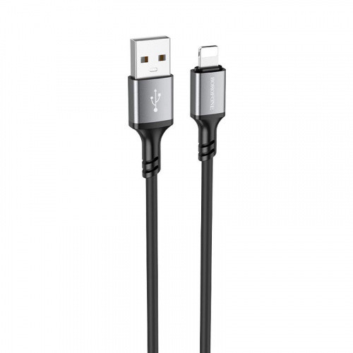 Кабель Borofone BX83 USB - Lightning 2.4A/1m (Чорний)