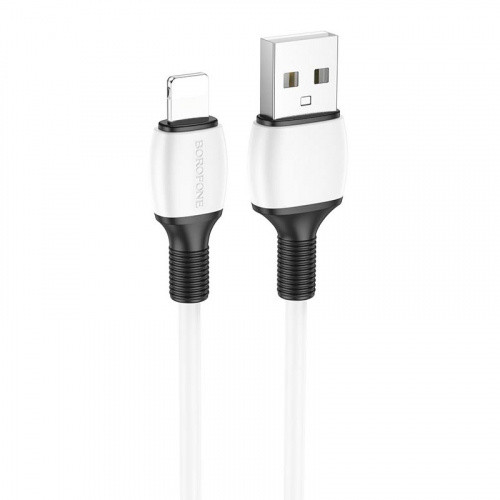Кабель Borofone BX84 USB - Lightning 2.4A/1m (Білий)