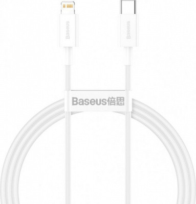 Кабель Baseus Superior Series (PD) Type-C - Lightning 20W/1m (CATLYS-A02) (White)