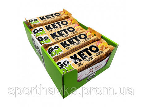 Упаковка батончиків Keto Bar Go On (25 штук)