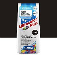 Цементная затирка MAPEI Ultracolor Plus 120 (черный) 2 кг (6012002A)