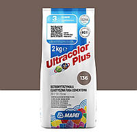 Цементная затирка MAPEI Ultracolor Plus 136 (гончарная глина) 2 кг (6013602A)