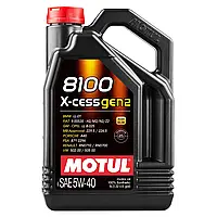 Масло моторное MOTUL 8100 X-clean gen2 5W-40 5 л (102870)