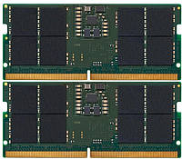 Модуль памяти Kingston DDR5 32GB KIT 16GBx2 4800 для ноутбука (KVR48S40BS8K2-32)