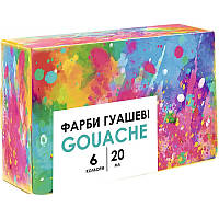 Краски гуашевые Genius 301109001-UA 6 цветов по 20 Лучшая цена на PokupOnline