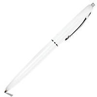 Кулькова ручка з пластиковим корпусом, пружинний механізм, сині чорнила