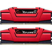 Модуль памяти для компьютера DDR4 8GB (2x4GB) 2666 MHz RIPJAWS V RED G.Skill (F4-2666C15D-8GVR)