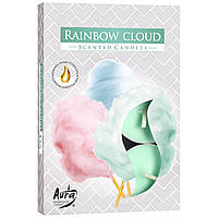 Свеча таблетка ароматическая Rainbow cloud, Bispol. В наборе 6 штук. Польша.(48)