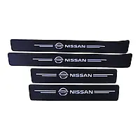 Захисна плівка на пороги авто Nissan Samurai Карбон 4шт