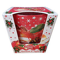 Ароматическая свеча Christmas Spices Cinnamon and Apple 115г. Bartek. Польша. (12)