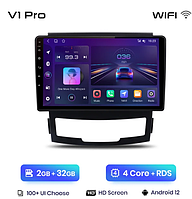 Junsun 4G Android магнитола для SsangYong Korando 3 Actyon 2  Rexton Y250 II 2 2002-2017 2ГБ+32 2010-13