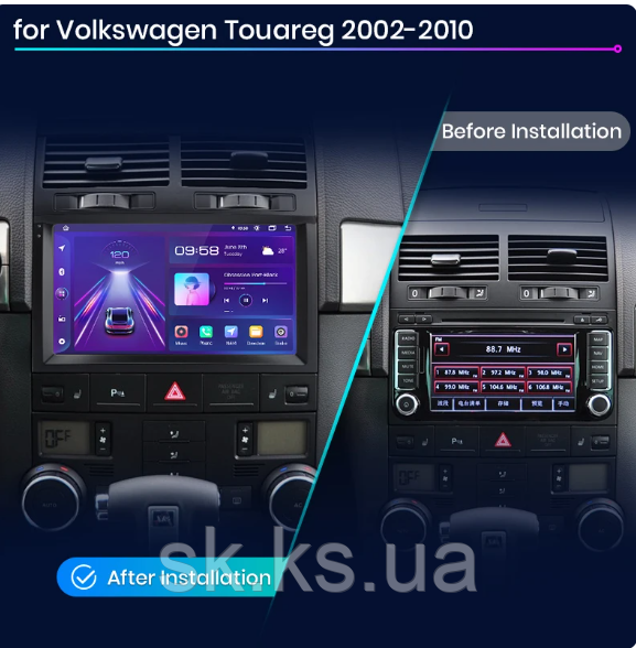 Junsun 4G Android магнітола для Volkswagen Touareg GP 2002 - 2010