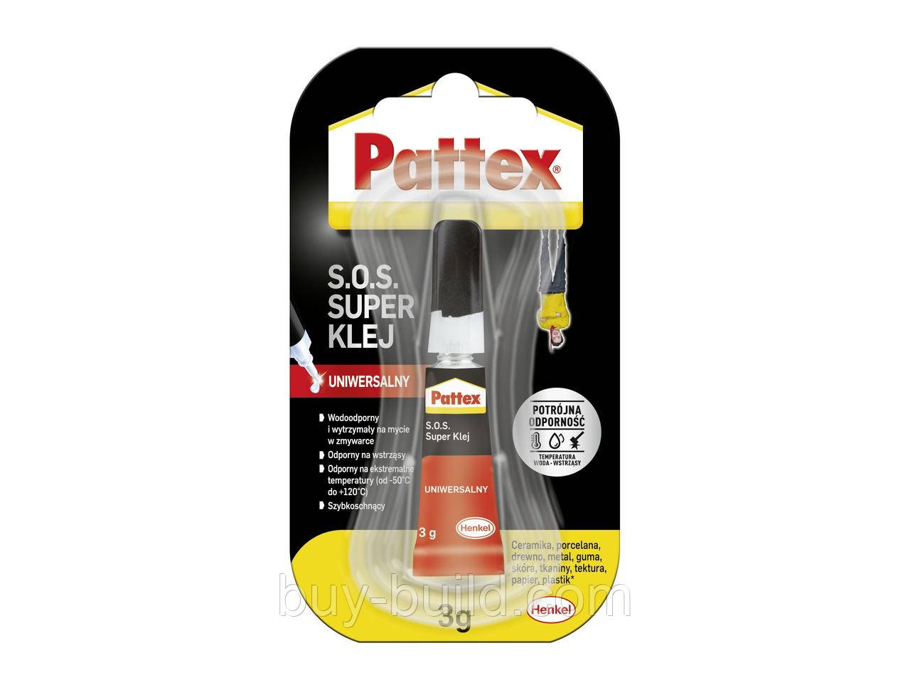 Супер клей Pattex (мультікарта) 3 г