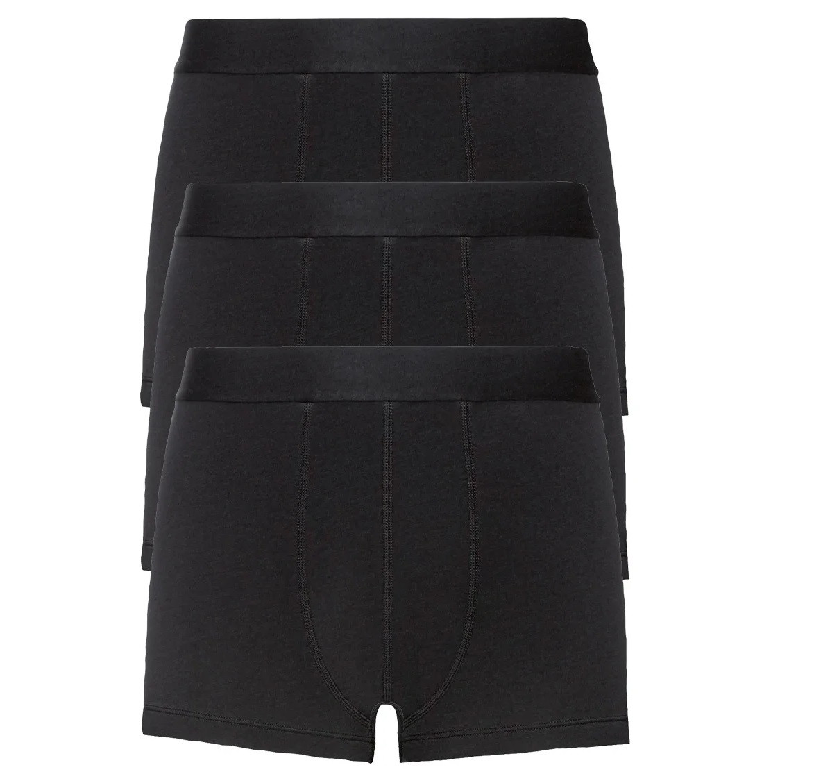 Комплект труси-боксери з 3 штук, розмір M, колір чорний