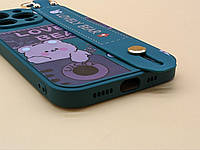 Чохол на iPhone з ремінцем-підставкою та кільцем13 Pro Lovely Bear