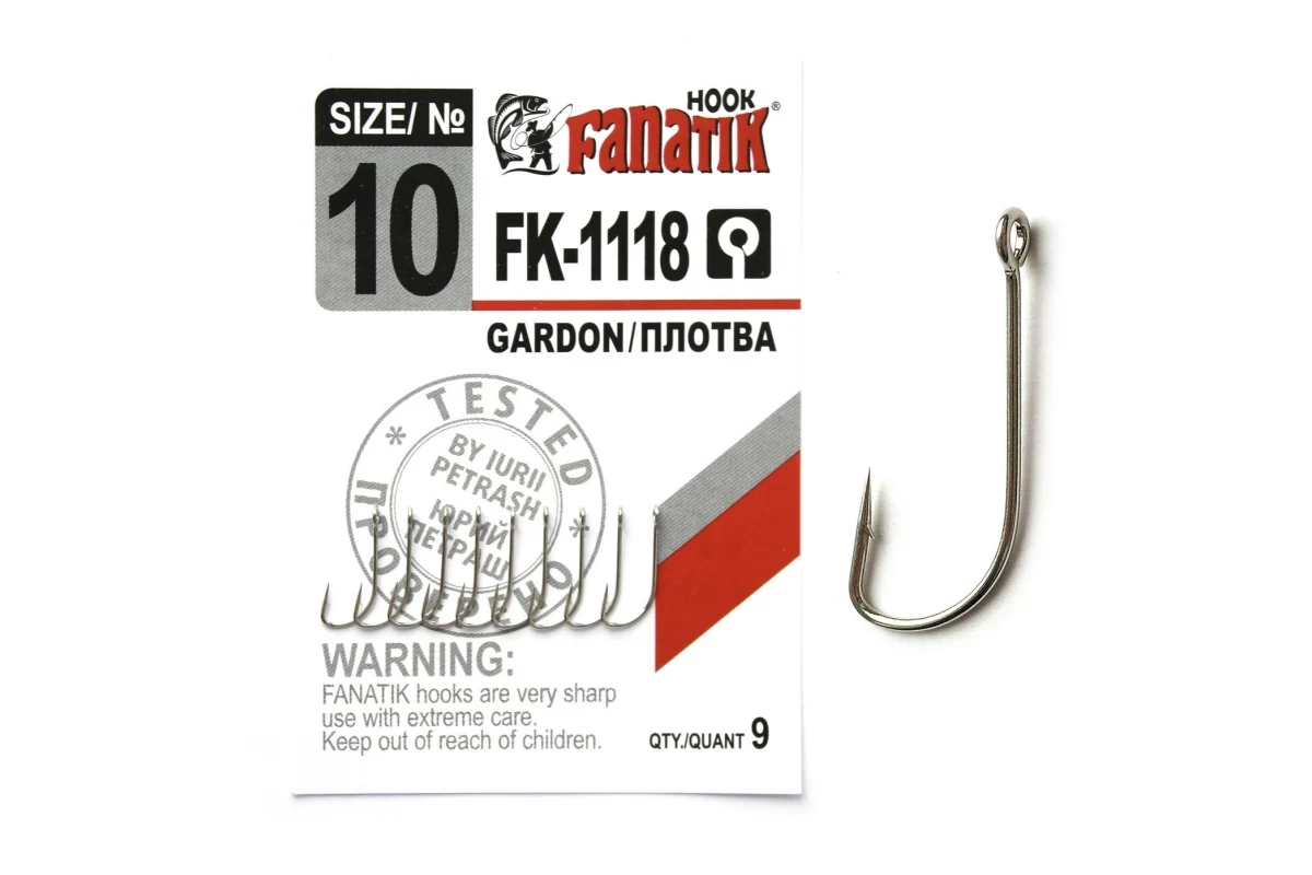 Гачок FANATIK GARDON / ПЛОТВА FK - 1118 №10