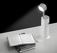 Лампа настольная Desk Lamp Mode портативная автономная с повербанк белая