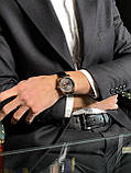 Водонепроникний (200 м) кварцовий чоловічий годинник з хронографом Pagani Design PD-1689 Gold-Black, фото 9