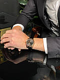 Водонепроникний (200 м) кварцовий чоловічий годинник з хронографом Pagani Design PD-1689 Gold-Black, фото 10