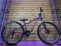 Велосипед горный Crosser P6-2 Mary 29" рама 17",переключатели Shimano 21 скорость,дисковый механический тормоз