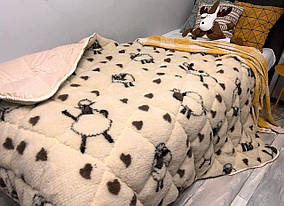 Ковдра "Вовняна в полікотоні" (є різні розміри) 2-х спально 180