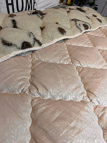 Ковдра "Вовняна" одна сторона відкрите хутро (є різні розміри) 2-х спальное