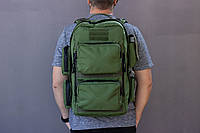 Рюкзак медика + 2 подсумка, тактический медицинский рюкзак, штурмовой рюкзак для парамедика Пиксель Олива