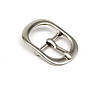 Універсальна пряжка 13 мм, закруглена для браслетів, дрібних виробів. Нікель, фото 2