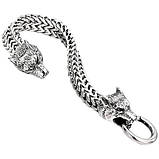 Чоловічий браслет Вовк, фото 2