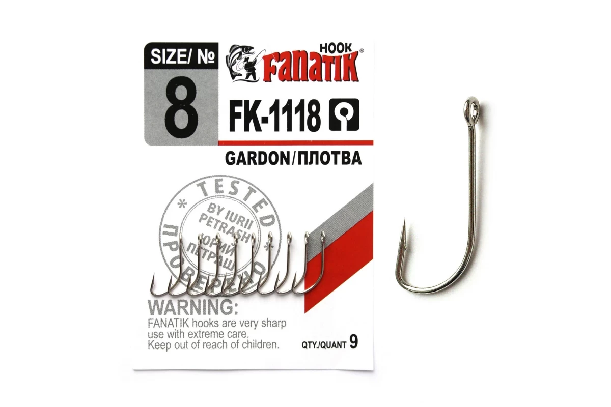 Гачок FANATIK GARDON / ПЛОТВА FK - 1118 № 8