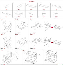 Дерев'яний тримач для кошика з фруктами Ikkle, бамбуковий тримач для кошика з фрукта, Amazon, Німеччина, фото 2