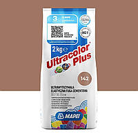 Цементная затирка MAPEI Ultracolor Plus 142 (коричневый) 2 кг (6014202A)