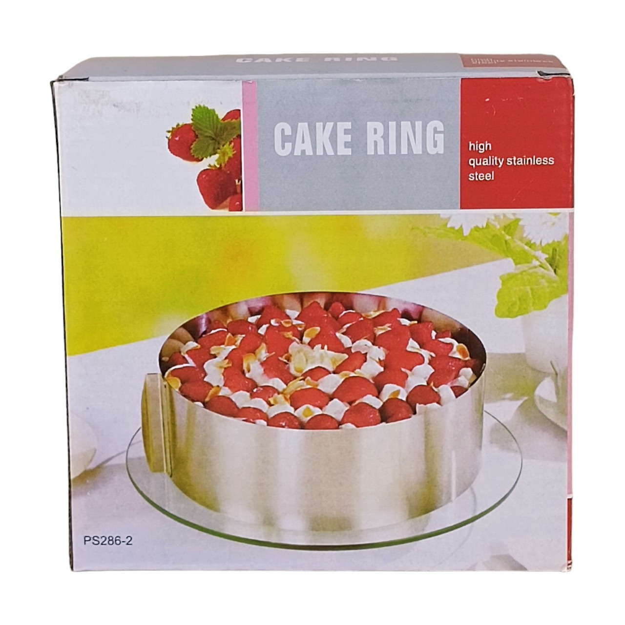 Форма для випічки розсувна металева кругла Cake Ring 16-30 см