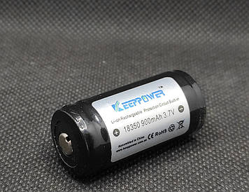 Аккумулятор Li-ion Keeppower 18350P 3.6v 800mAh  із захистом ( 1шт. )