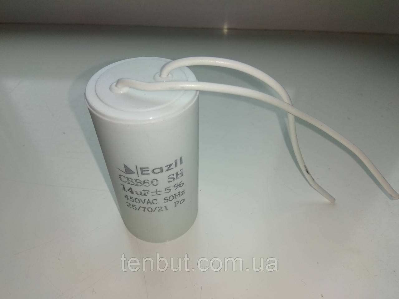 Конденсатор рабочий CBB60 / 14 мкФ±5% / 450 В. / 50/60 Hz . Розмір 75Х40 мм., фото 1