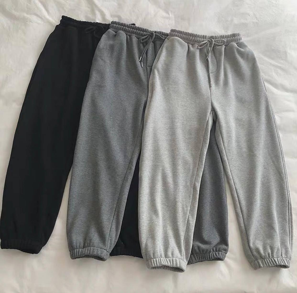 Теплые женские спортивные штаны трехнить на флисе серый - фото 4 - id-p2096698214